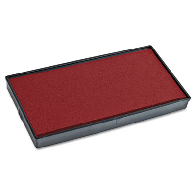 Replacement Ink Pad for 2000PLUS 1SI10P, 1" x 0.25", Red