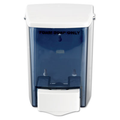 Encore Foam-eeze Bulk Foam Soap Dispenser, See Thru, 900 mL, 4.5 x 4 x 6.25, White