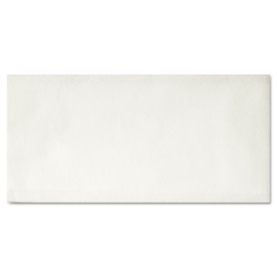 Linen-Like Guest Towels, 1-Ply,  12 x 17, White, 125 Towels/Pack, 4 Packs/Carton