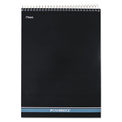 Stiff-Back Wire Bound Notepad, Medium/College Rule, Navy Cover, 70 White 8.5 x 11.5 Sheets