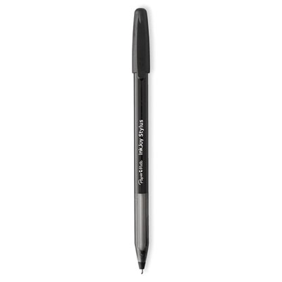 InkJoy 100 Ballpoint Pen/Stylus, Stick, Medium 1 mm, Black Ink, Black Barrel, Dozen
