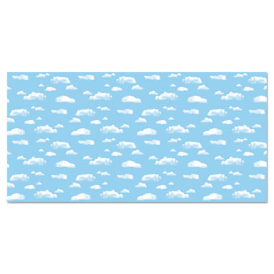 Fadeless Designs Bulletin Board Paper, Clouds, 48" x 50 ft Roll