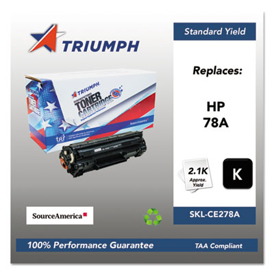 751000NSH1099 Remanufactured CE278A (78A) Toner, 2,100 Page-Yield, Black
