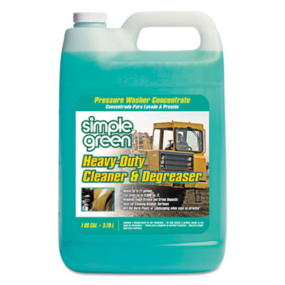 Heavy-Duty Cleaner and Degreaser Pressure Washer Concentrate, 1 gal Bottle, 4/Carton