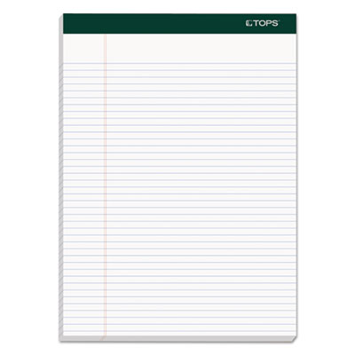 Double Docket Ruled Pads, Narrow Rule, 100 White 8.5 x 11.75 Sheets, 4/Pack