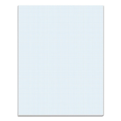 Quadrille Pads, Quadrille Rule (8 sq/in), 50 White 8.5 x 11 Sheets