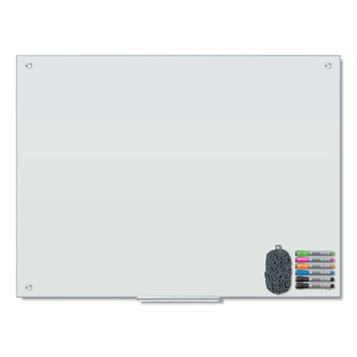 Magnetic Glass Dry Erase Board Value Pack, 47 x 35, White