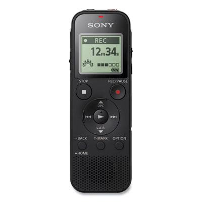 ICD-PX470 Digital Voice Recorder, 4 GB, Black
