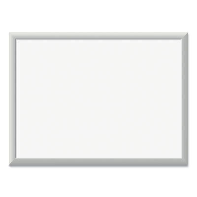 Magnetic Dry Erase Board with Aluminum Frame, 23 x 17, White Surface, Silver Frame