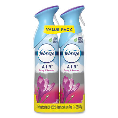 AIR, Spring and Renewal, 8.8 oz Aerosol Spray, 2/Pack, 6 Pack/Carton