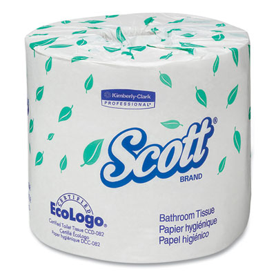 Essential Standard Roll Bathroom Tissue, Septic Safe, 2-Ply, White, 550 Sheets/Roll, 40 Rolls/Carton