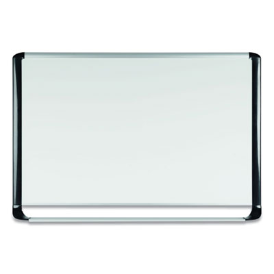 Pure Platinum Magnetic Dry Erase Board, 96 x 48, White Surface, Silver/Black Aluminum Frame