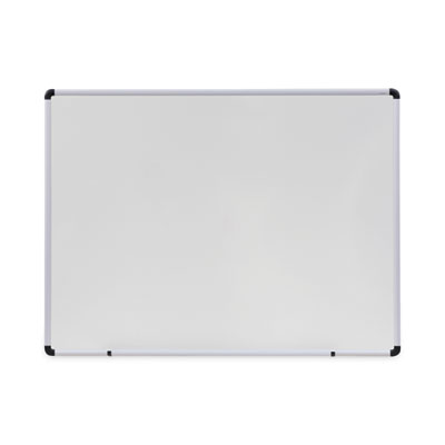 Modern Melamine Dry Erase Board with Aluminum Frame, 48 x 36, White Surface