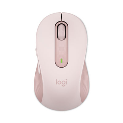Signature M650 Wireless Mouse, Medium, 2.4 GHz Frequency, 33 ft Wireless Range, Right Hand Use, Rose
