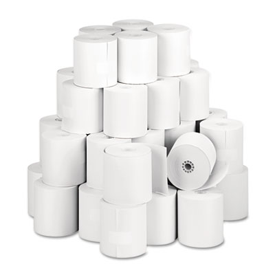 Direct Thermal Printing Thermal Paper Rolls, 3.13" x 273 ft, White, 50/Carton