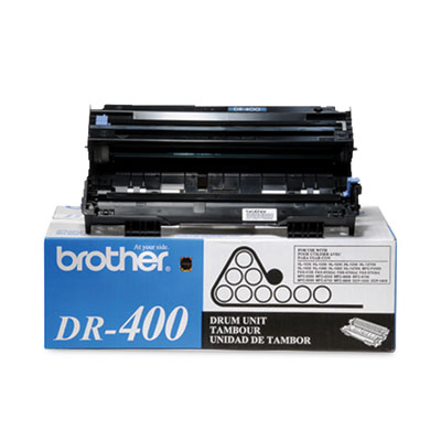 DR400 Drum Unit, 20,000 Page-Yield, Black