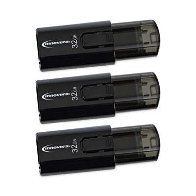 USB 3.0 Flash Drive, 32 GB, 3/Pack
