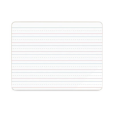 Double-Sided Dry Erase Lap Board, 12 x 9, White Surface, 24/Pack