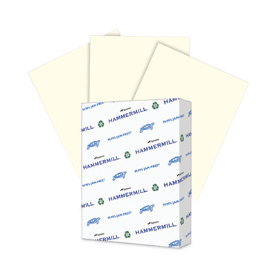 Colors Print Paper, 20 lb Bond Weight, 8.5 x 11, Cream, 500/Ream