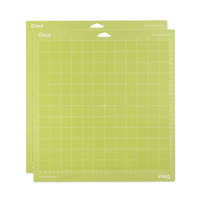 StandardGrip Machine Mat, 12 x 12, Green, 2/Pack