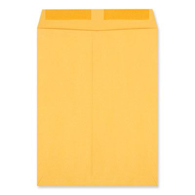 Catalog Envelope, 28 lb Bond Weight Kraft, #12 1/2, Square Flap, Gummed Closure, 9.5 x 12.5, Brown Kraft, 250/Box