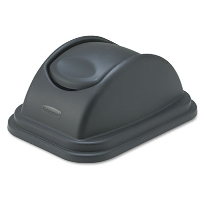 Rectangular Free-Swinging Plastic Lids, Black