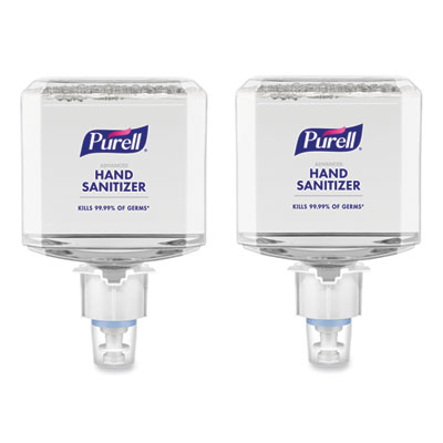 Advanced Hand Sanitizer Foam, For ES6 Dispensers, 1,200 mL Refill, , Clean Scent 2/Carton