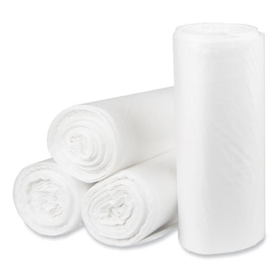 Eco Strong Plus Can Liners, 60 gal, 16 mic, 38 x 58, Natural, 200/Carton