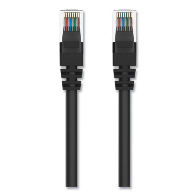 CAT5e Snagless Patch Cable, 10 ft, Black