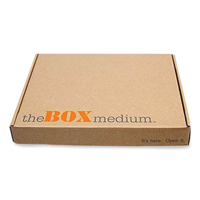 Tablet Shipping Box, One-Piece Foldover (OPF), Medium, 11.75" x 14.25? x 2?, Brown Kraft