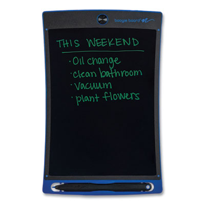 Jot 8.5 Reusable Writing Tablet, 8.5" LCD Screen, 6.75" x 0.62" x 10.37", Blue/Black