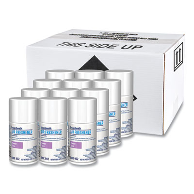Metered Air Freshener Refill, Powder Mist, 7 oz Aerosol Spray, 12/Carton