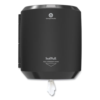 SofPull CenterPull Hand Towel Dispenser, 9.63 x 8.88 x 10.94, Black