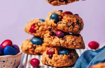 Straightforward Gluten-Free Monster Cookies (Vegan, Flourless!)